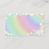 camping services editable card visitenkarte (Rückseite)