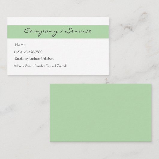 camping services editable card visitenkarte (Vorne/Hinten)