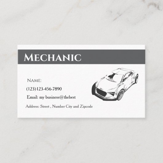 camping services editable card visitenkarte (Vorderseite)