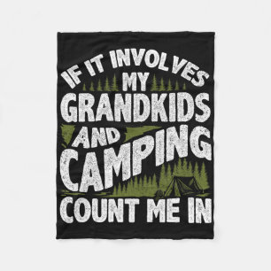 Camping-Shirt Opa Camper Wohnmobil Camping Urlaub Fleecedecke