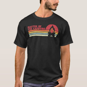 Camping Shirt. Retrostil-Meister des Campfeuers T-Shirt