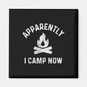 Camping Shirts für Frauen Anscheinend ich Lager je Magnet