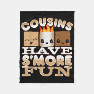 Camping Shirts für Kinder Cousins haben mehr Fleecedecke