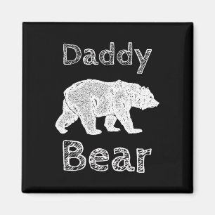 Camping Shirts für Männer Funny Daddy Bear T Shirt Magnet