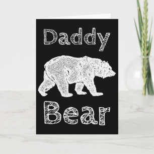 Camping-Shirts für Männer Lustiges Daddy-Bär-T-Shi Karte