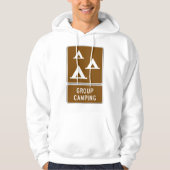Camping-Signatur Hoodie (Vorderseite)