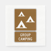 Camping-Signatur Serviette (Vorderseite)