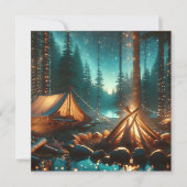 Camping-Site mit Hübschen Leuchten (Vorderseite)