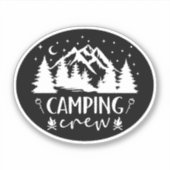 Camping Smore Crew Niedlich Smores Geschenk für Ca Aufkleber (Vorderseite)