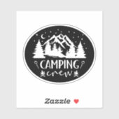 Camping Smore Crew Niedlich Smores Geschenk für Ca Aufkleber (Blatt)