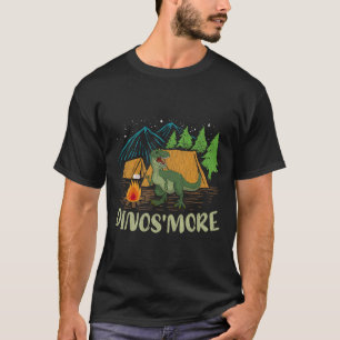 Camping S'more Dinosaur Liebhaber Lustiger Dinosau T-Shirt