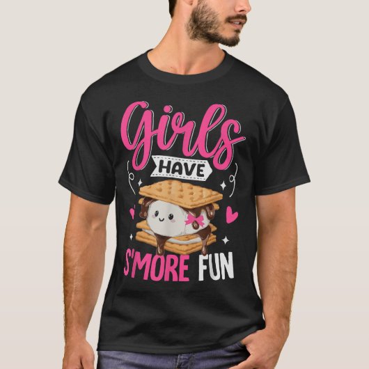 Camping Smores Girls haben S'more Kawaii Smores T-Shirt (Vorderseite)