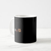Camping Smores Running Fire Funny Group Hug Männer Kaffeetasse (Vorderseite Links)