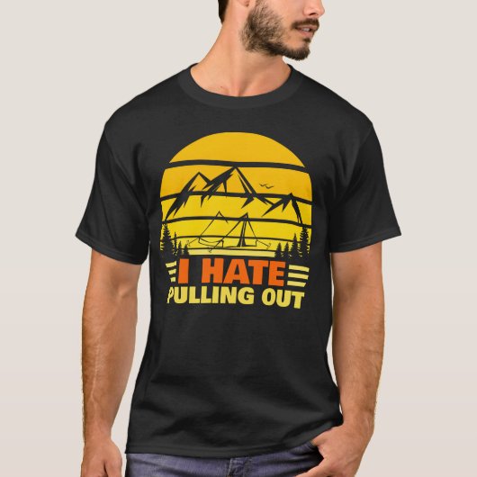 Camping Sommer Vintage T-Shirt (Vorderseite)