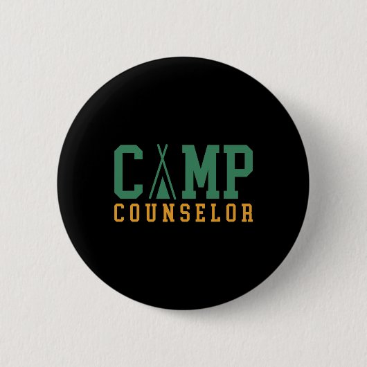 Camping-Sommercamp-Berater-Mitarbeiter-Direktor Ca Button (Vorderseite)