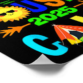 Camping Sommerferien Crew Cousin Camp 20 Poster (Ecke)