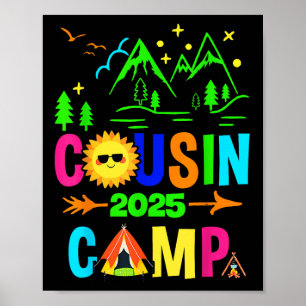 Camping Sommerferien Crew Cousin Camp 20 Poster