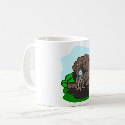 Camping Spaß Kaffeetasse (Vorderseite Links)