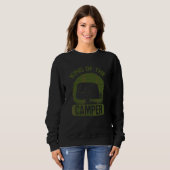 Camping Spaß King of the Camper Sweatshirt (Vorne ganz)