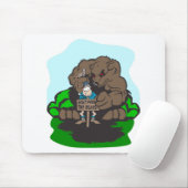 Camping Spaß Mousepad (Mit Mouse)