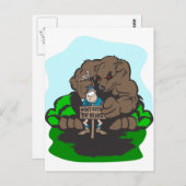 Camping Spaß Postkarte (Vorne/Hinten)