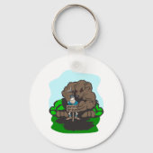 Camping Spaß Schlüsselanhänger (Vorderseite)