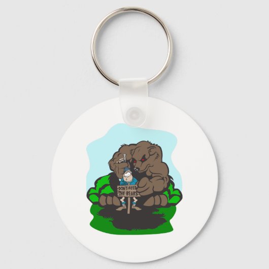 Camping Spaß Schlüsselanhänger (Vorderseite)