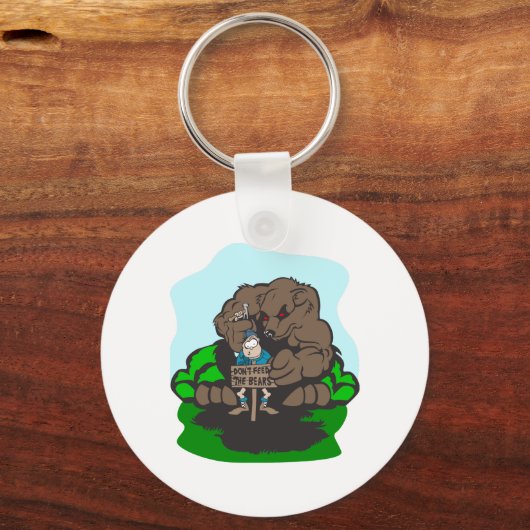 Camping Spaß Schlüsselanhänger (Vorderseite)