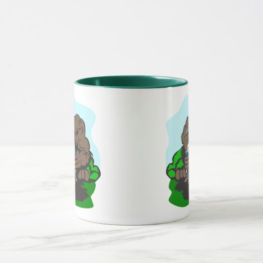 Camping Spaß Tasse (Zentrum)