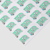 Camping Spaß / "Wir schlafen gerne herum!" Seidenpapier (Detail)