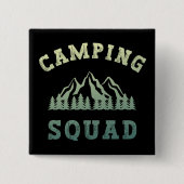 Camping Squad Camping Trip Gebirge Außenbereich Button (Vorderseite)