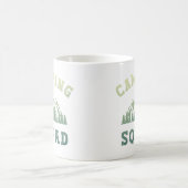 Camping Squad Camping Trip Gebirge Außenbereich Kaffeetasse (Mittel)