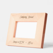 Camping Squad for Girl Scout Troops Geätzte Rahmen (Links)