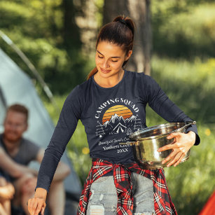 Camping Squad Moderne Mama passt gut zusammen T-Shirt