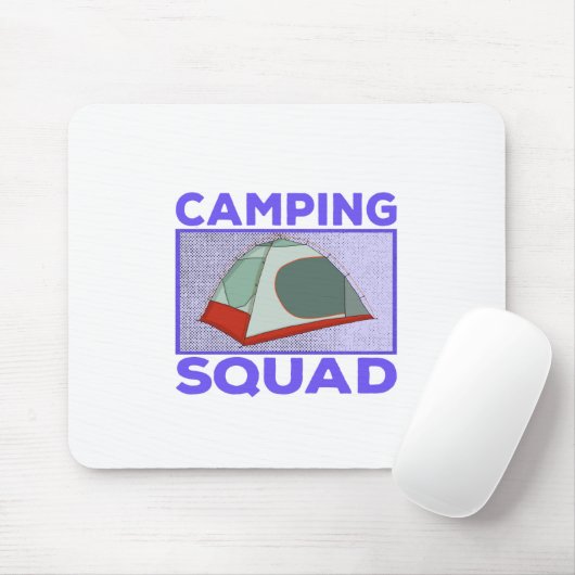 Camping Squad Mousepad (Mit Mouse)