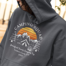 Camping Squad Retro Familie Matching Mama