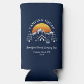 Camping Squad Retro Family Wiedersehen Camp Trip Selters Dosenkühler (Rückseite)