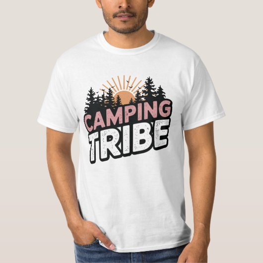 Camping Stamm - Adventure & Nature Lover T - Shirt (Vorderseite)