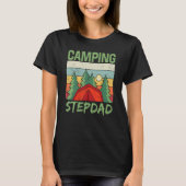 Camping Stepdad Campfire Camp Camper Campsite T-Shirt (Vorderseite)