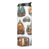Camping-Sticker drucken Thermosbecher (Nach links gedreht)