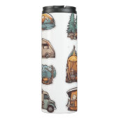 Camping-Sticker drucken Thermosbecher (Rückseite)