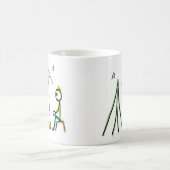 Camping Stickman Kaffeetasse (Mittel)