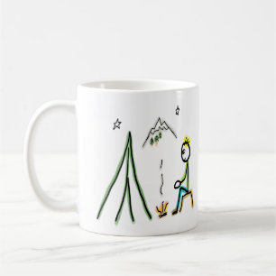 Camping Stickman Kaffeetasse