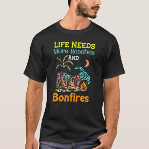 Camping Strände und Brände Natur Lover Campfire T-Shirt