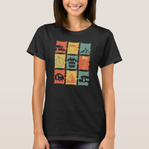 Camping Stuff Grafik für einen Camper-T - Shirt