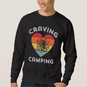 Camping Stuff Women Retro Camper Menschen, die Lie Sweatshirt