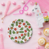 Camping Summer Camp Campfire Zelt S'mores Außenber Pappteller (Party)