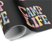 Camping Summer Girls Camp Krawatte Die Retro Geschenkpapier (Rolleneckpunkt)