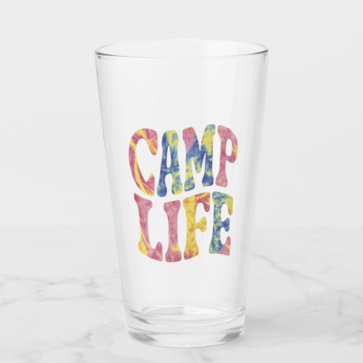 Camping Summer Girls Camp Krawatte Die Retro Glas (Vorderseite)