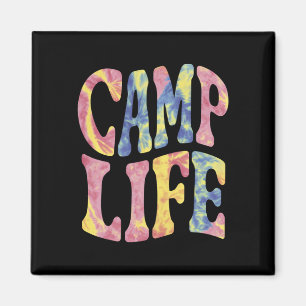 Camping Summer Girls Camp Krawatte Die Retro Magnet